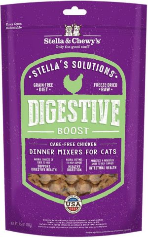 Solutions Digestive Boost Cage Free Chicken Cat Food Dinner Mixers Cat