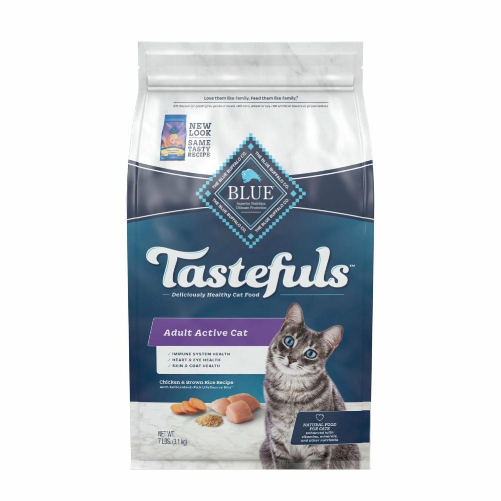 Tastefuls Active Natural Adult Dry Cat Food, Chicken 7Lb. Bag Cat