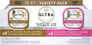 Ultra Grain Free Savory Assortment Variety Pack Filets In Gravy Wet Dog Food Dog