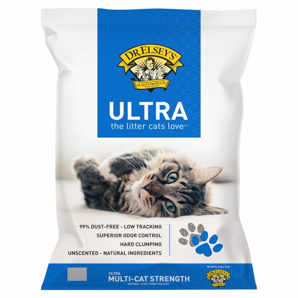 Ultra Unscented Clumping Cat Litter 40Lb Bag Cat