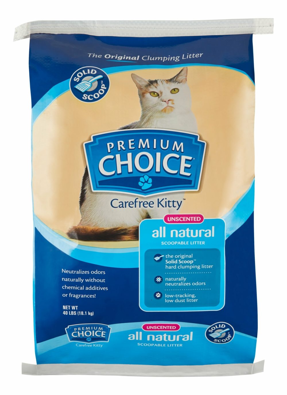 Unscented Scoopable Cat Litter Cat