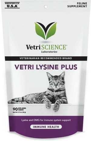 Vetri-Lysine Plus Immune Health Bite-Sized Cat Chews Cat