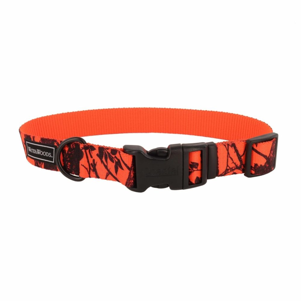 Water & Woods™ Blaze Adjustable Patterned Dog Collar, Large Dog