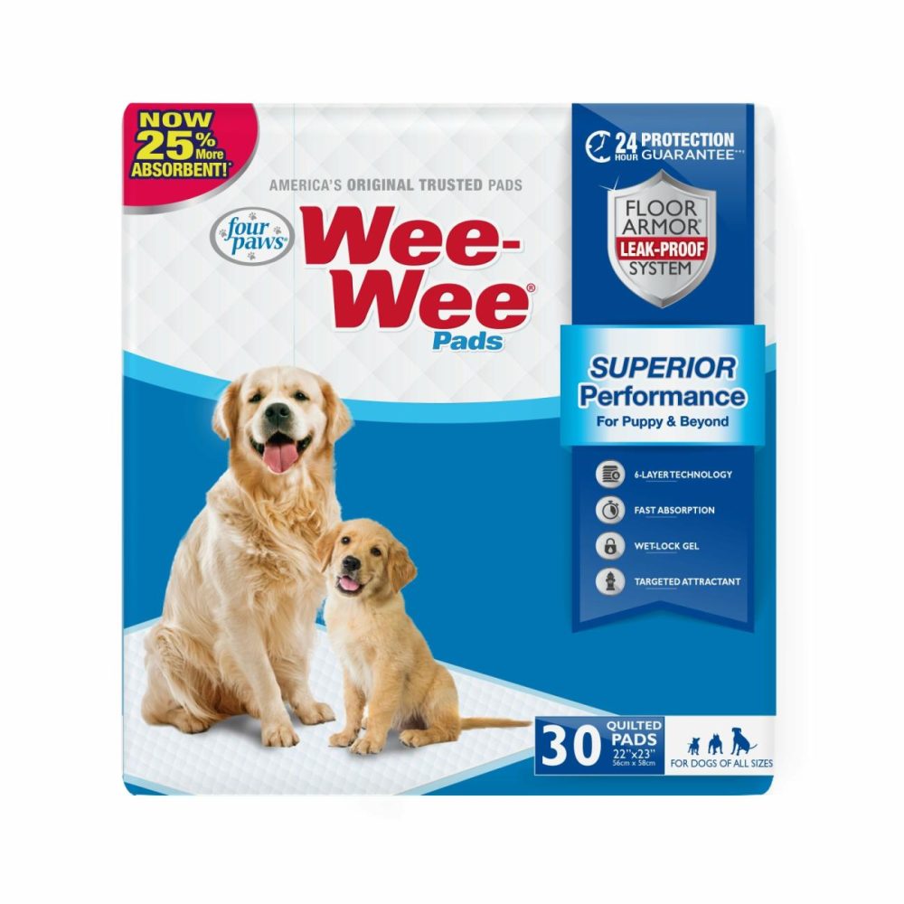 Wee-Wee Superior Performance Dog Pee Pads 30 Count, 22″ X 23″ Cleaning & Potty