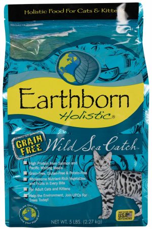 Wild Sea Catch Grain-Free Dry Cat Food 5 Lb Cat