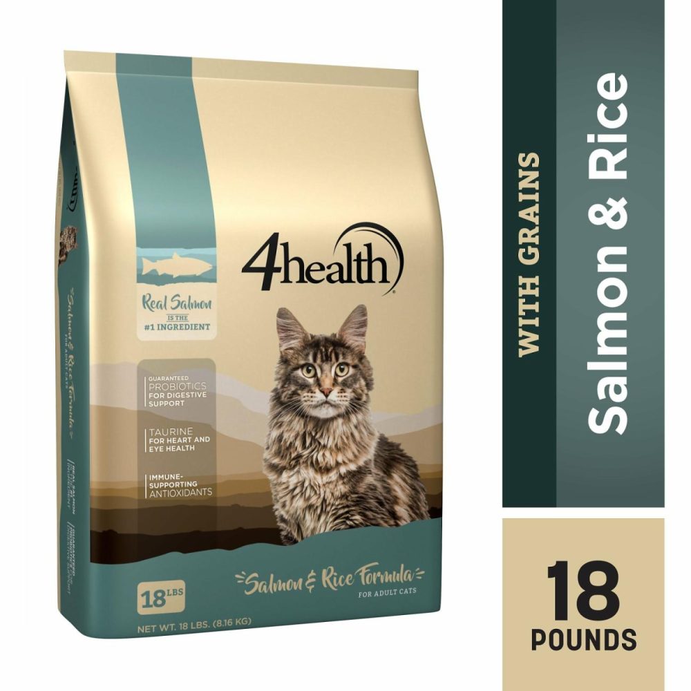 With Wholesome Grains Salmon & Rice Adult Dry Cat Food, 18 Lb. Cat