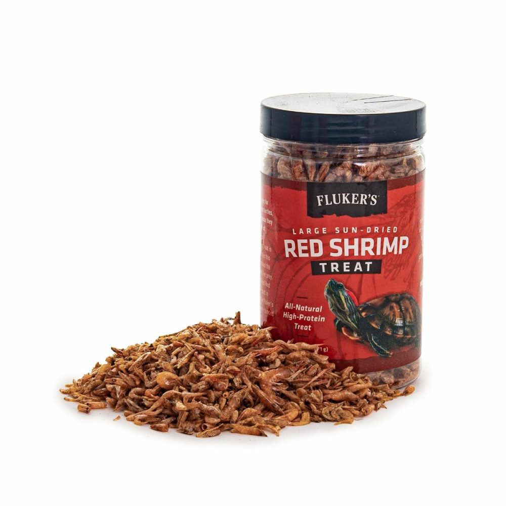 Fluker’s Large Sun-Dried Red Shrimp For Turtles And Fish Reptile