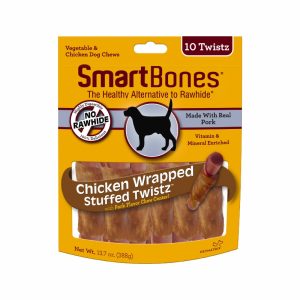 Dog Treat Chicken Wrapped Stuffed Twistz 10Pk Dog