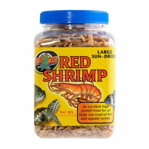 Red Sun-Dried Shrimp Turtle Food Reptile