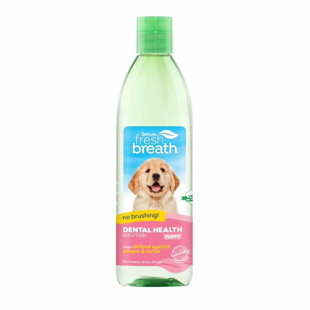 Fresh Breath Dental Health Solution For Puppies, 16Oz Dog