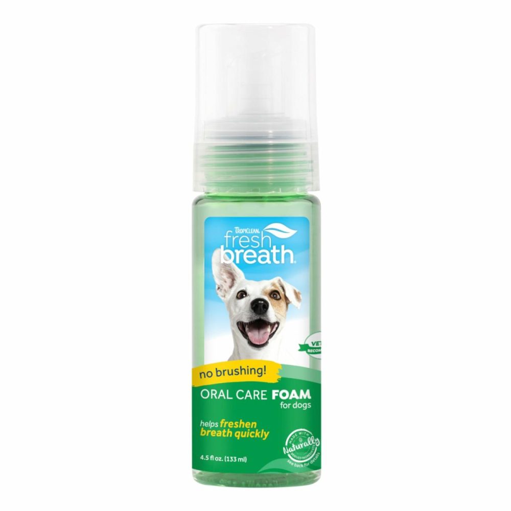 Fresh Breath Mint Foam For Pets, 4.5Oz Dog