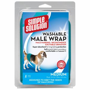 Washable Male Wrap Size Medium Cleaning & Potty